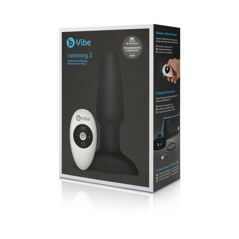 b-Vibe Rimming Anal Plug Black