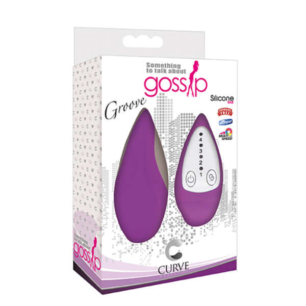 Gossip Groove Silicone Vibrator Violet