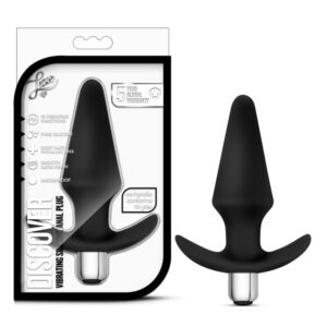 Luxe Discover Vibrating Anal Plug Black