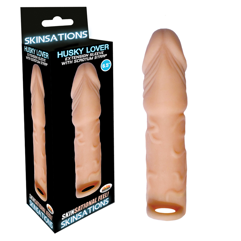 Skinsations Husky Ext W/Scrotum 6.5
