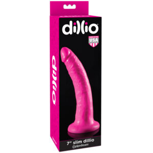 Dillio 7in Slim Dildo Pink
