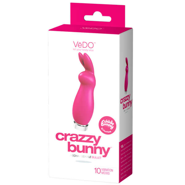 VeDO Crazzy Bunny Recharg Mini Vibe Pink