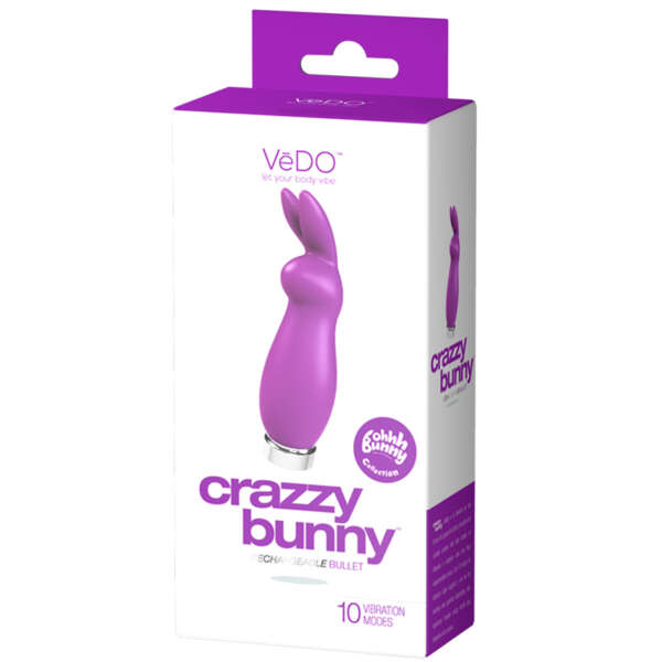 VeDO Crazzy Bunny Recharg Mini Vibe Purp