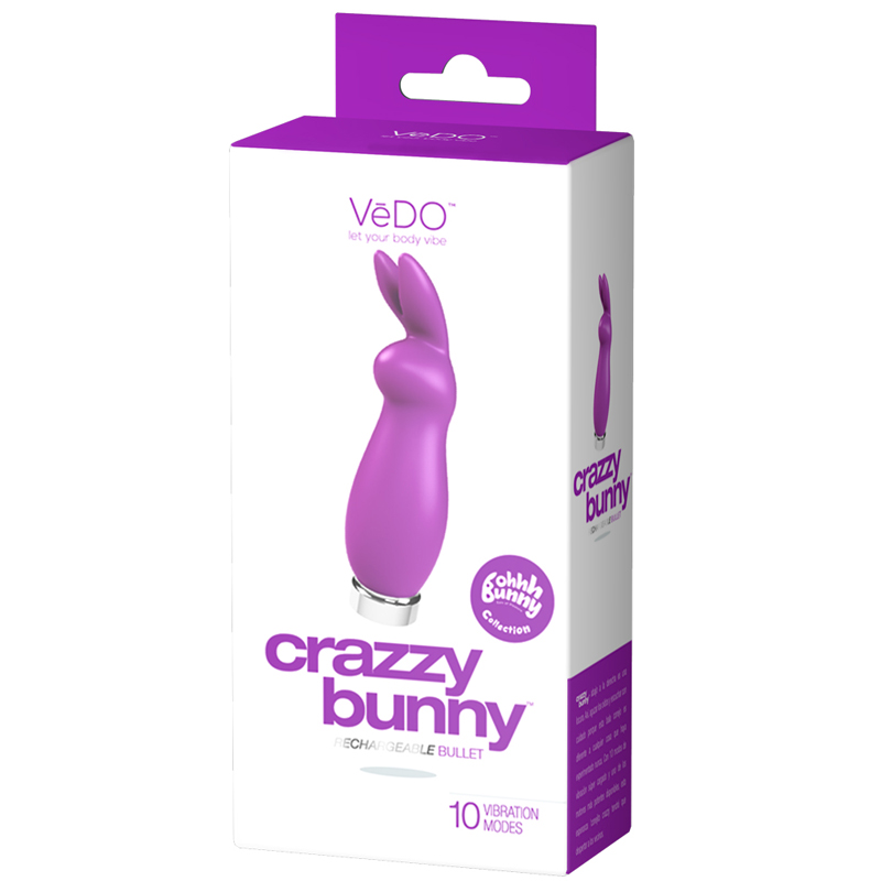 VeDO Crazzy Bunny Recharg Mini Vibe Purp
