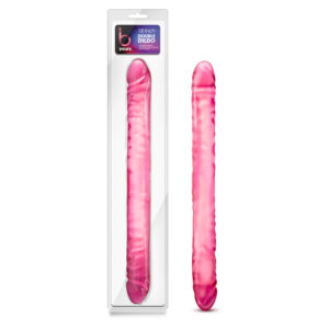 B Yours 18in Double Dildo Pink
