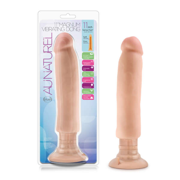 Au Naturel 11in Magnum Vibrating Beige