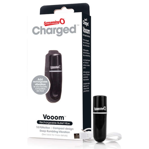 Screaming O Chgd Vooom Bullet Vibe Black