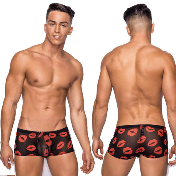 MP Kiss Me Mini Short Sheer Lips Lrg
