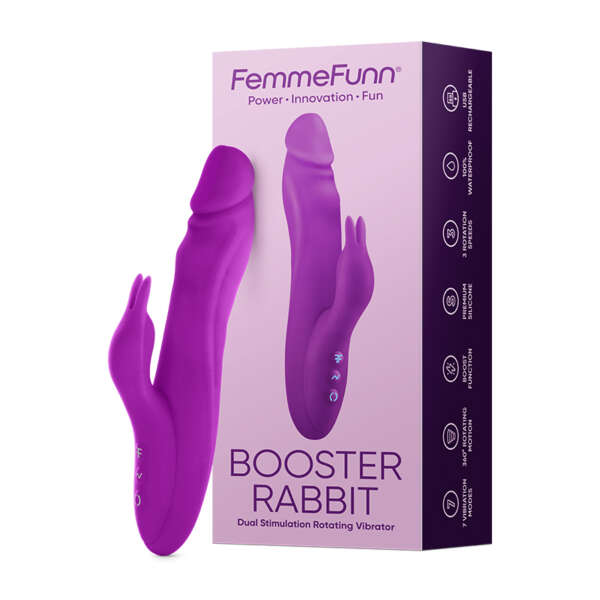 FemmeFunn Vortex Booster Rabbit Purple