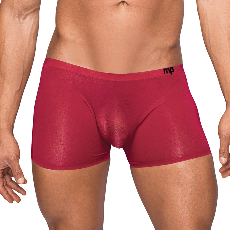 MP Seamless Sleek Short w/pouch Wine Med