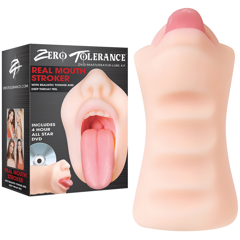 ZT Real Mouth Stroker With DVD