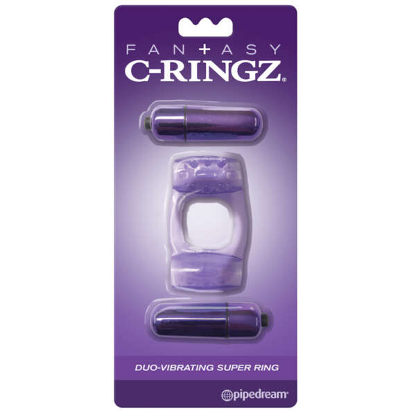 FCR Duo-Vibrating Super Ring Purple