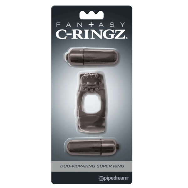 FCR Duo-Vibrating Super Ring Black