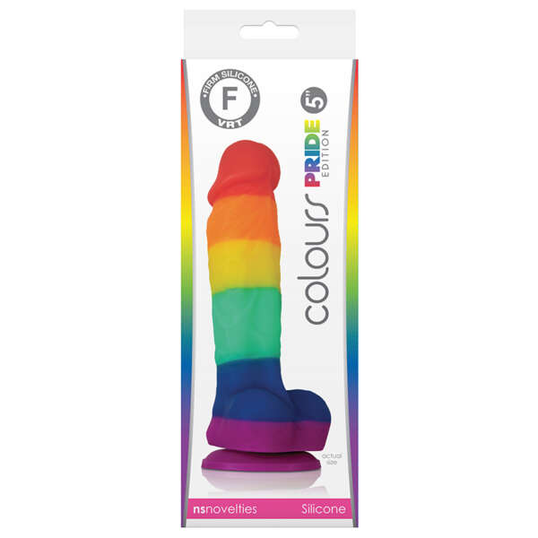 Colours Pride Edition 5in Dildo Rainbow