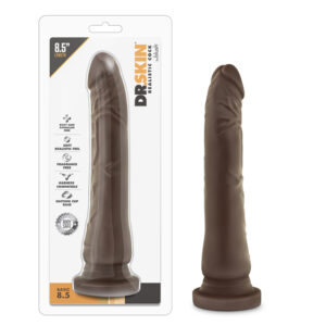 Dr. Skin Basic 8.5in Dildo Brown