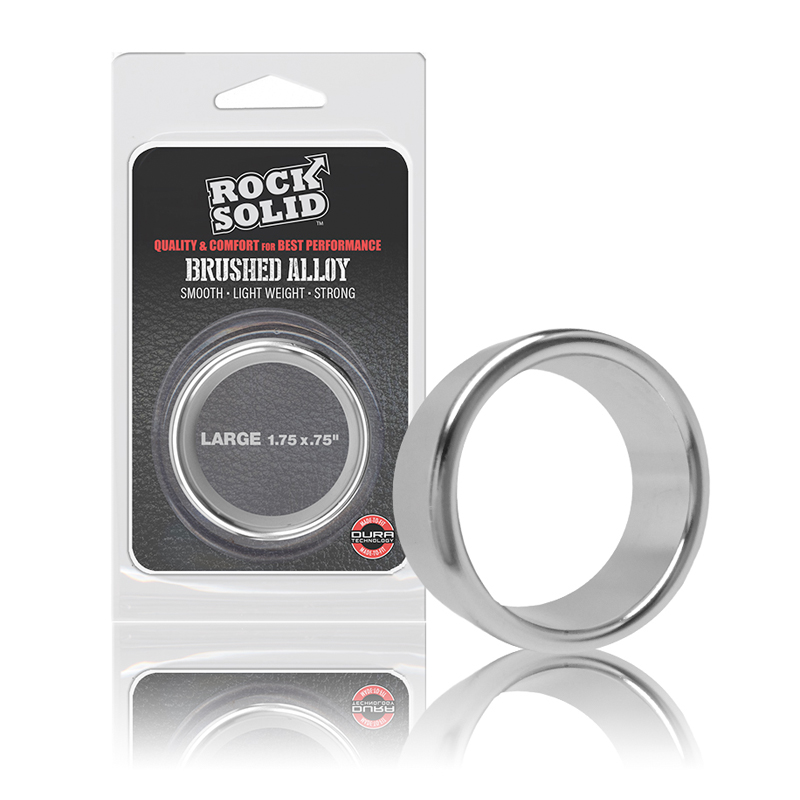 Rock Solid Brushed Alloy Large (1.75in)