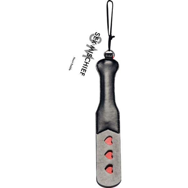 SS S&M Heart Paddle Black