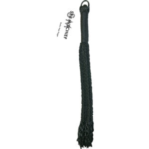 SS S&M Shadow Rope Flogger Black