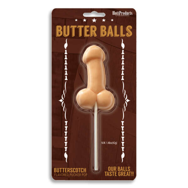 Butter Balls Butterscotch Pecker Pop