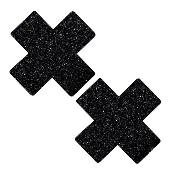 Neva Nude Pasty X Factor Glitter Black