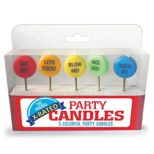 X-Rated Party Candles - Set of 5