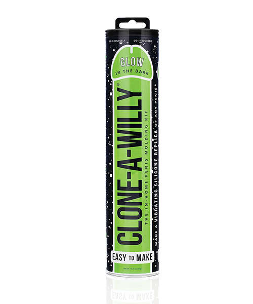 Clone-A-Willy Kit Vibrating Glow in the Dark - Green
