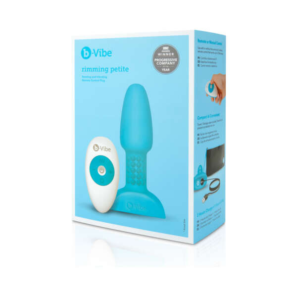 b-Vibe Rimming Petite Anal Plug Teal