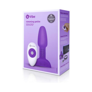 b-Vibe Rimming Petite Anal Plug Purple