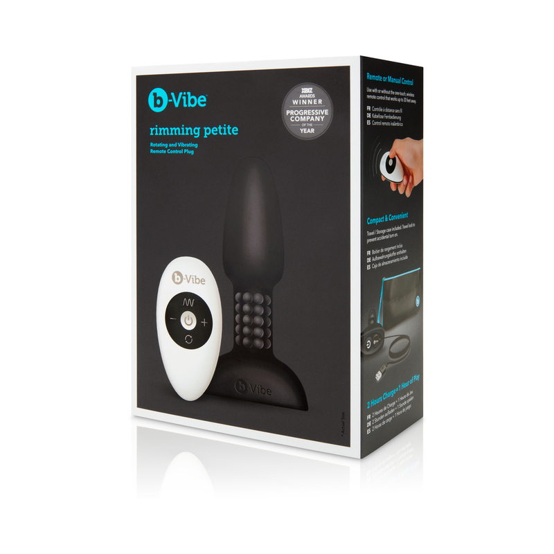 b-Vibe Rimming Petite Anal Plug Black