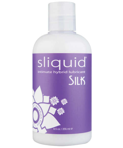 Sliquid Silk Hybrid Lube Glycerin & Paraben Free - 8.5 oz