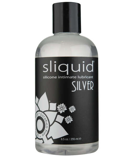 Sliquid Silver Silicone Lube Glycerine & Paraben Free - 8.5 oz