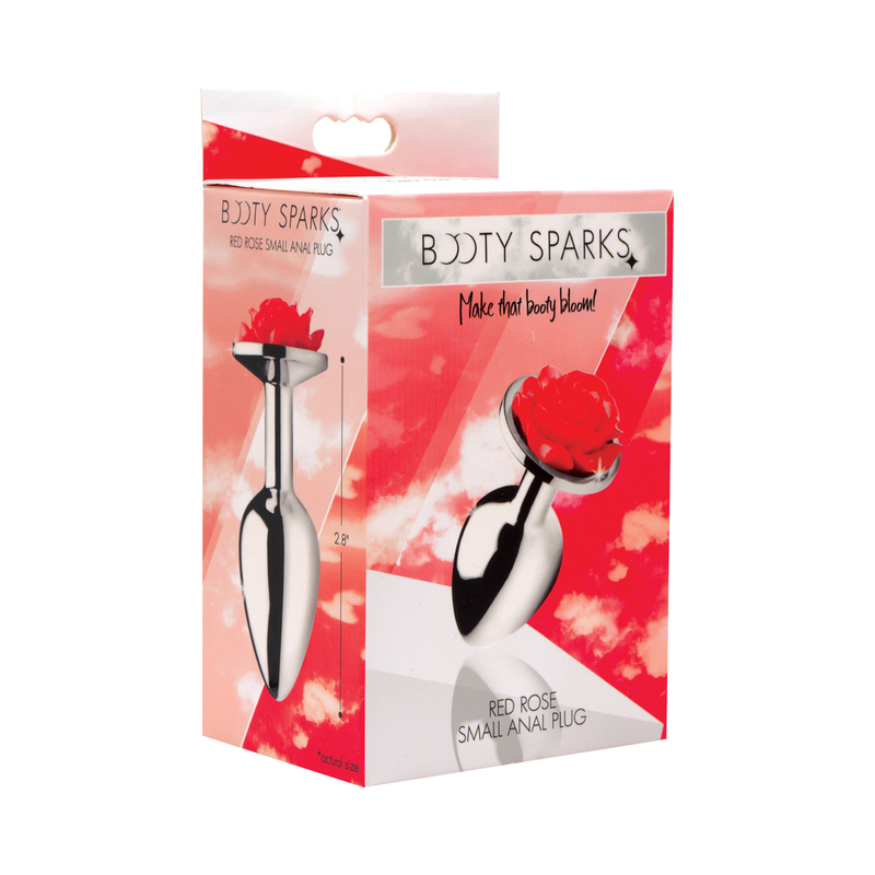 Booty Sparks Red Rose - Small Anal Plug