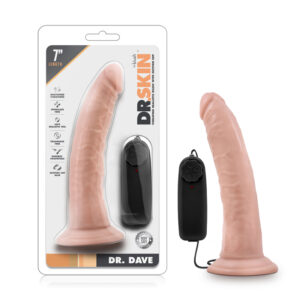 Dr. Skin Dr. Dave 7in Vibr Dildo Beige
