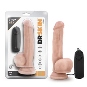 Dr. Skin Dr. Jay 8.75in Vibr Dildo Beige
