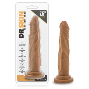 Dr. Skin Basic 7.5 Dildo 7.5in Tan