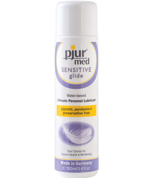 Pjur Med Sensitive Glide Water Based Personal Lubricant - 100 ml Bottle