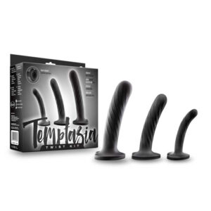 Temptasia Twist Kit 3pc Dildo Set Black