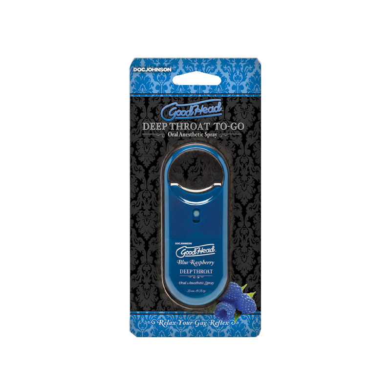 GoodHead Deep Throat To-Go Bl Rasp .33oz