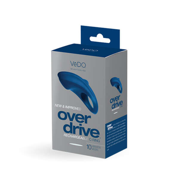 VeDO Overdrive+ Rechrg Vib Ring Blue