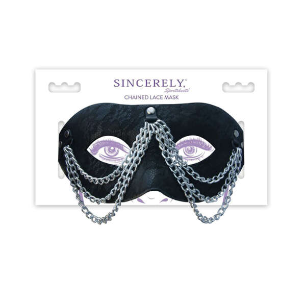 Sincerely, SS Chained Lace Mask
