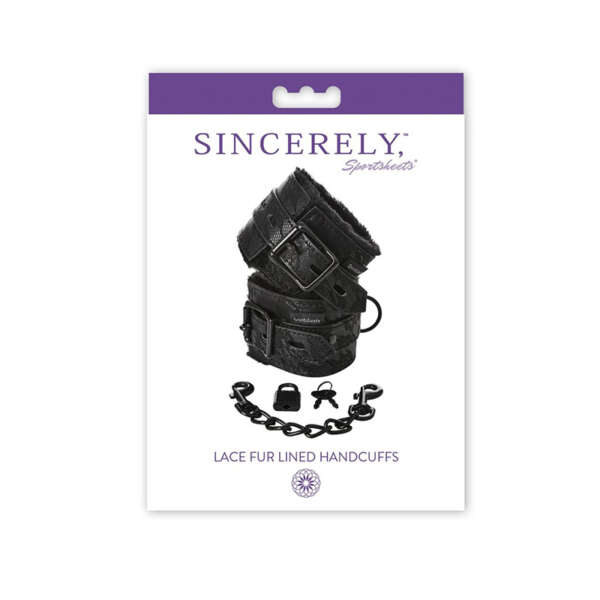 Sincerely, SS Lace Fur-Lined Handcuffs