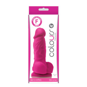 Colours Pleasures 4in Dildo Pink
