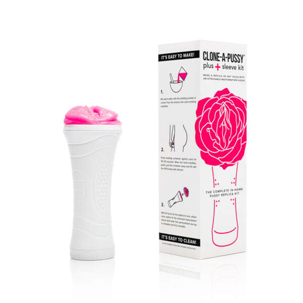 Clone-A-Pussy With Sleeve Kit Hot Pink