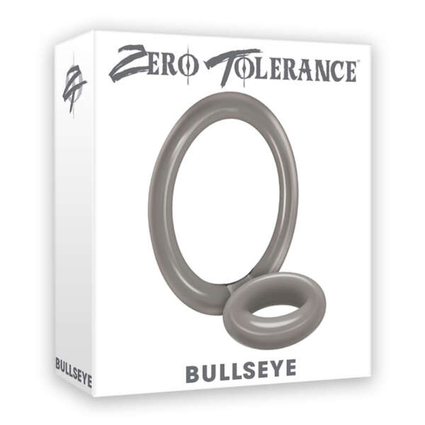 ZT Bullseye Dual Ring Cockring Smoke