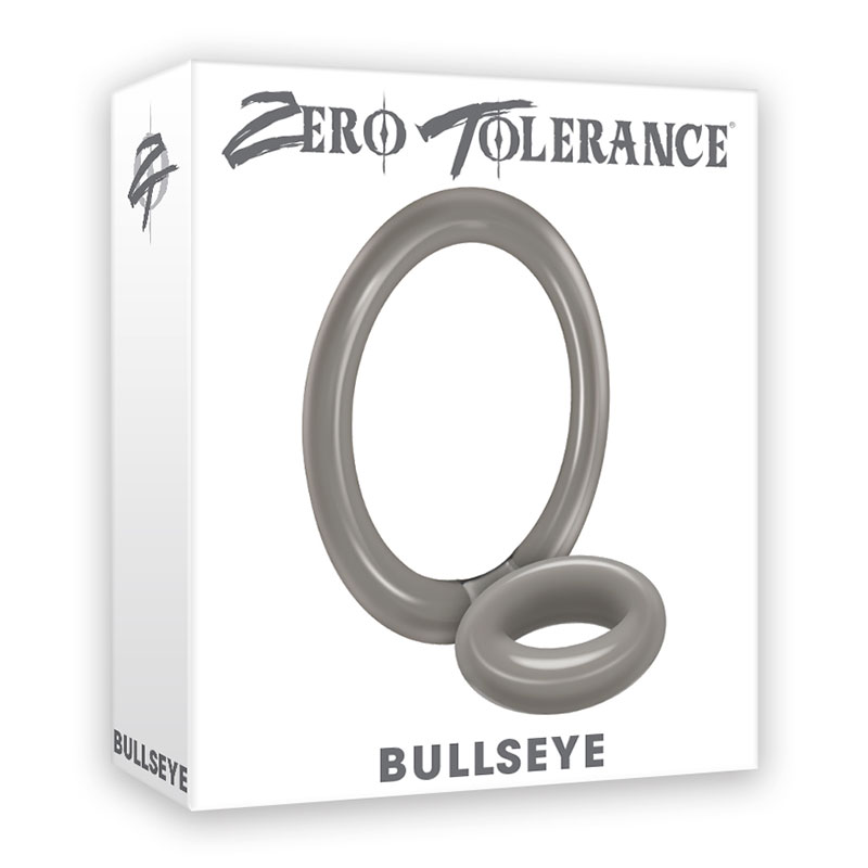 ZT Bullseye Dual Ring Cockring Smoke