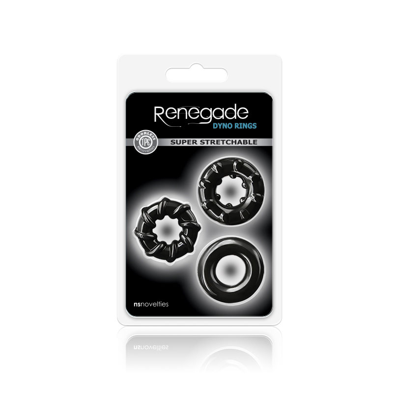 Renegade Dyno Rings 3pk Black