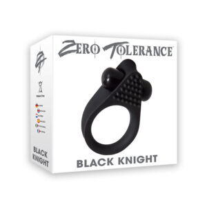 ZT Black Knight Vibrating Cockring Black