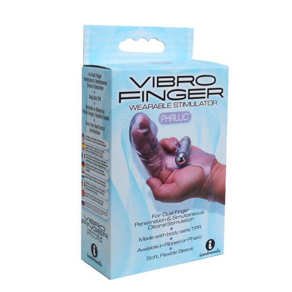 The 9's VibroFinger Phallic Massager Pr