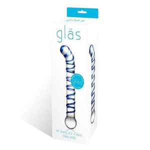Glas Mr. Swirly 6.5in G-Spot Glass Dildo
