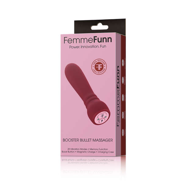 FemmeFunn Booster Bullet Vibrator Maroon